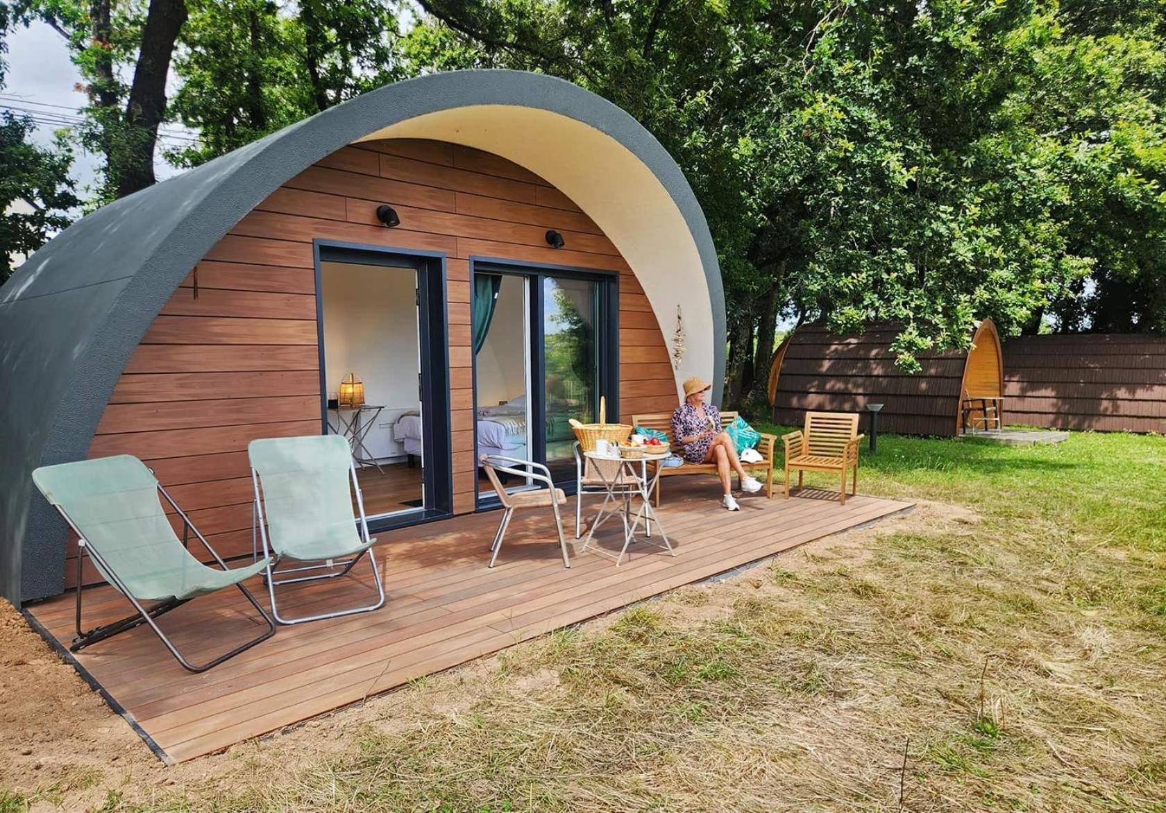 Gites & Tiny Houses Les Hauts De Toulvern Baden Quarto foto